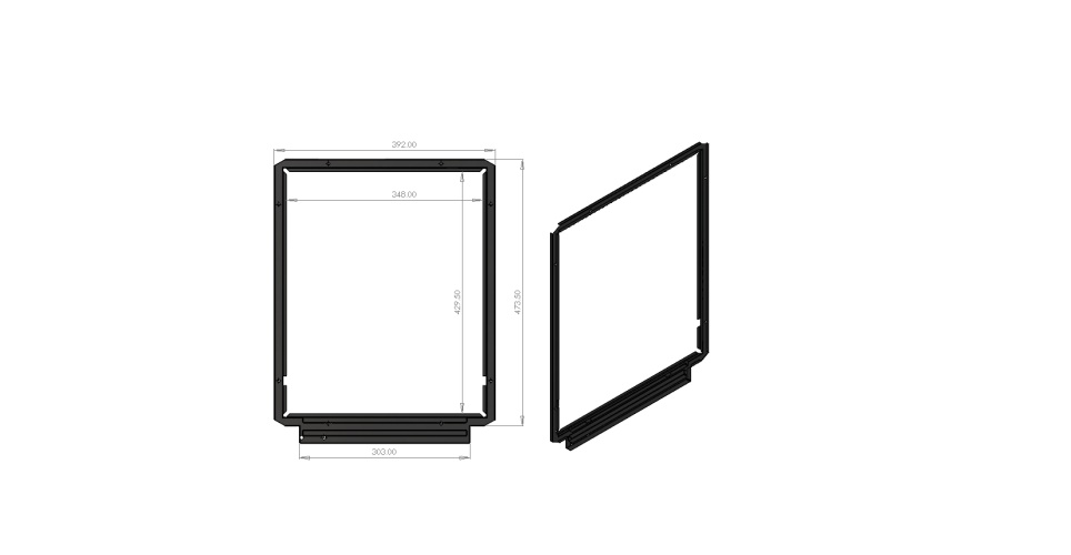 PV5 Door Seal Glass Clamp